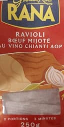 Ravioli bref mijoté au vin chianti dop