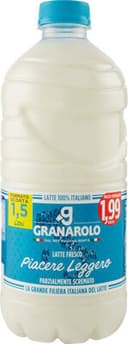 Latte fresco piacere leggero parzialmente scremato