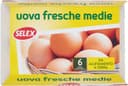 Uova fresche medie da allevamento a terra categoria a