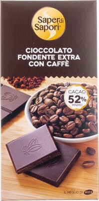 Cioccolato fondente con caffè
