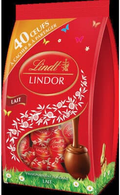 Oeufs moyens lindor lait
