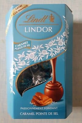Lindor caramel pointe de sel