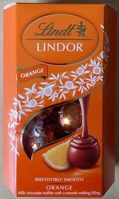 Lindor irresistibly smooth orange