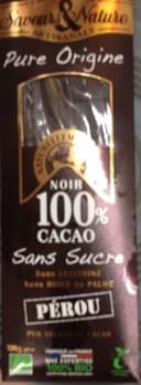 Pure origine noir 100% cacao