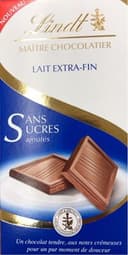 Chocolat au lait sans sucre