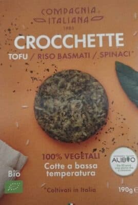 Crocchette tofu / riso basmati / Spinaci