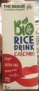 Bio organic rice drink calcium