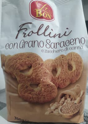 Frollini con garno saraceno e zucchero di canna