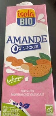 Amande 0% sucres