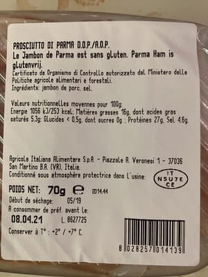 Prosciutto di Parma