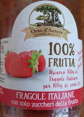 100% Frutta Fragole Italiane