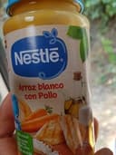 Arroz blanco con pollo