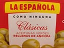 Aceitunas rellenas de anchoa latas