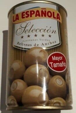 Aceitunas Rellenas De Anchoa Selección