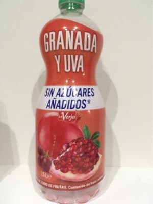 Granada y uva