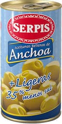 Aceitunas rellenas de anchoa +Ligeras