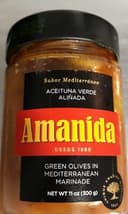 Aceituna verde aliñada frasco 160 g
