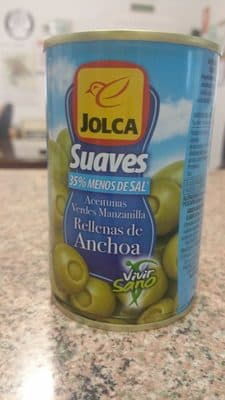 Aceituna manzanilla relleno anchoa suave 35% menos sal