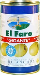 Aceitunas gigantes rellenas de anchoa