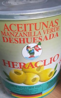 Aceitunas manzanilla verde deshuesada