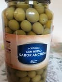 Aceitunas con hueso sabor anchoas