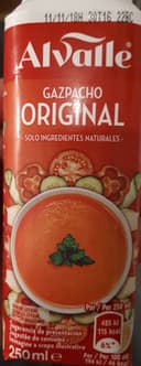 Alvalle Gazpacho Original 250ML