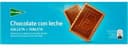 Galletas con tableta de chocolate con leche