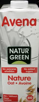 Bebida de Avena Ecológica sin Azúcares Añadidos