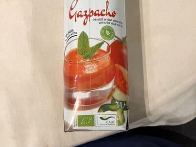 Bioterráneo Gazpacho Ecológico Con Aceite De Oliva V