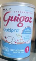 GUIGOZ Optipro Lait infantile 1er age 5HMO 400g