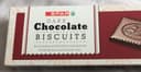 Biscuits au chocolat noir