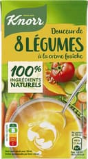 Soupe Douceur de 8 Légumes à la Crème Fraîche