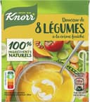 Soupe douceur de 8 légumes à la crème fraîche