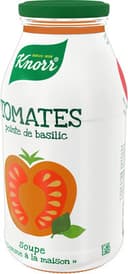 Soupe comme à la maison tomates pointe de basilic