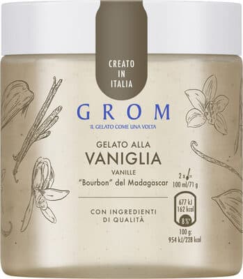 Grom Crème Glacée Pot Vanille