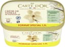 CARTE D'OR Glace Crème Glacée Crème de Vanille de Madagascar 1200ml