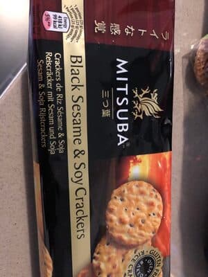 100G Cracker Soja Sesame BQT Mitsuba