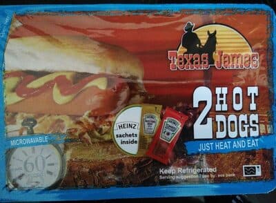 2 hot dogs