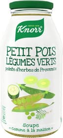Knorr Soupe Petits Pois et Légumes Verts Bouteille de 450ml