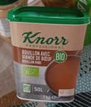 Bouillon avec viande de bœuf bio