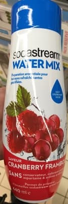 Water Mix saveur Cranberry Framboise