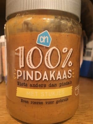 100% Pindakaas Met Stukjes
