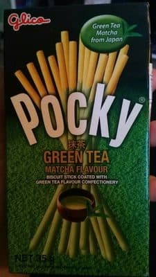 Glico Pocky Green Tea Matcha Flavour