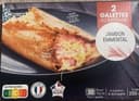 2 Galettes sarrasin jambon emmental