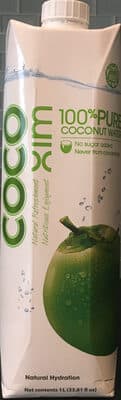 100% pure coconut water