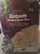 Brown medium grain rice