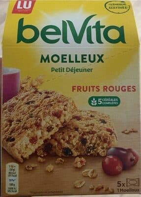 Belvita moelleux Fruits rouges