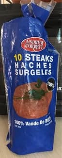10 Steaks Hachés Surgelés