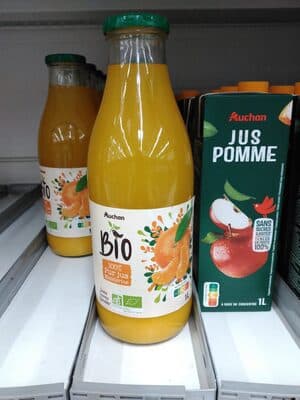 100 % pur jus bio Auchan
