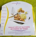 Poulet rôti et sa purée de pommes de terre